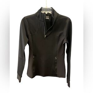 EUC ZYIA Black Fitted Flight Jacket Size S